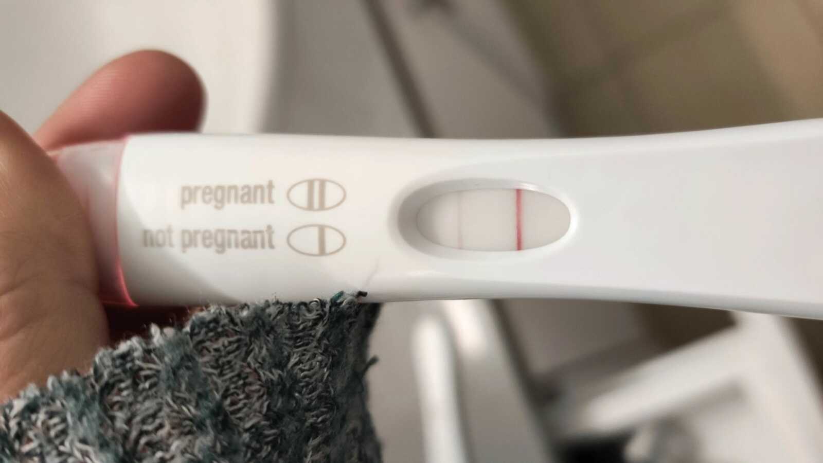 positive pregnancy test after a child loss