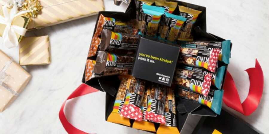 kind bars as a snack and a gift