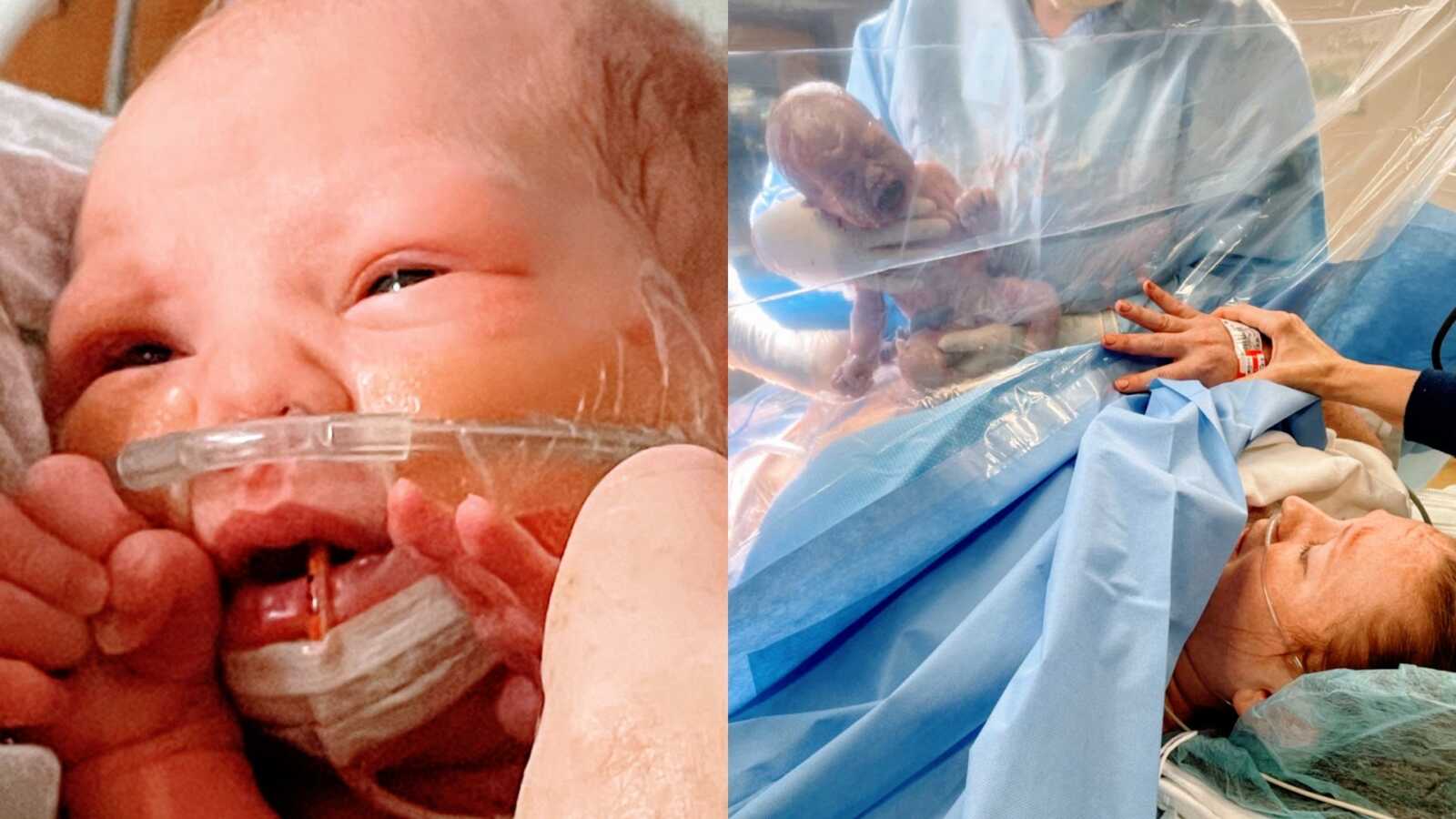 Mom delivers miracle baby after near death experience