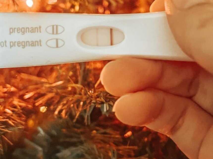 positive pregnancy test that ended in a miscarriage