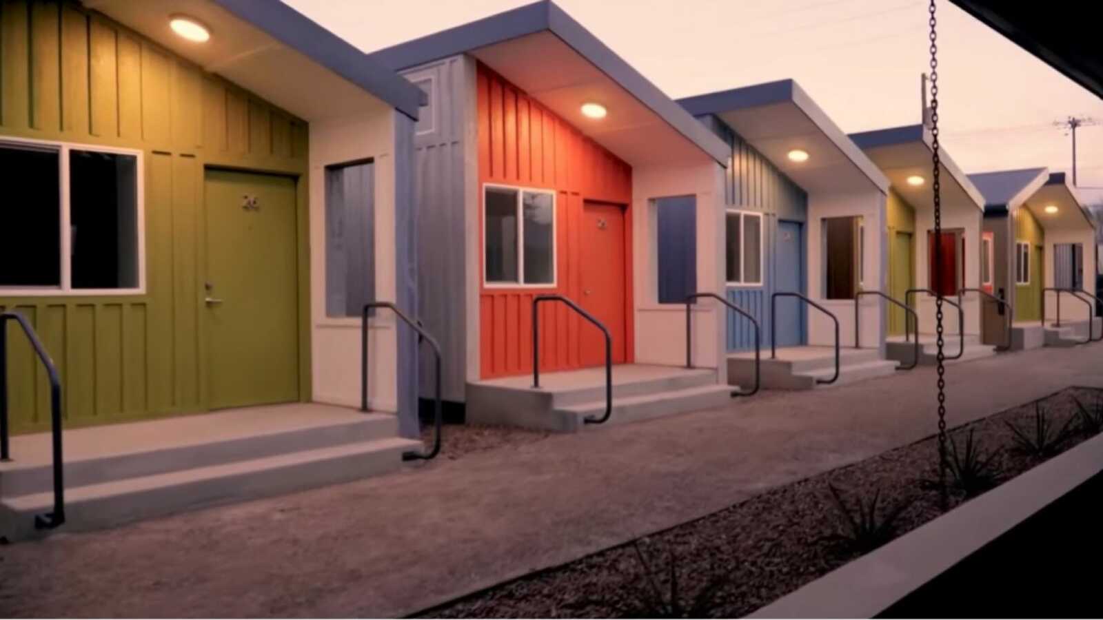 tiny homes for the homeless people in New Mexico