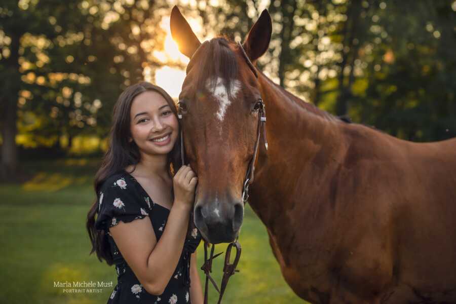 senior who was shot in oxford shooting with her beautiful horsse