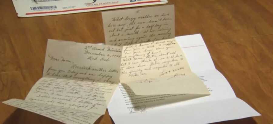 letters of late veteran whose letters were lost