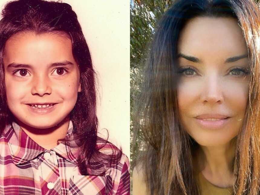 International adoptee shares photo from childhood versus how she looks now as an adult