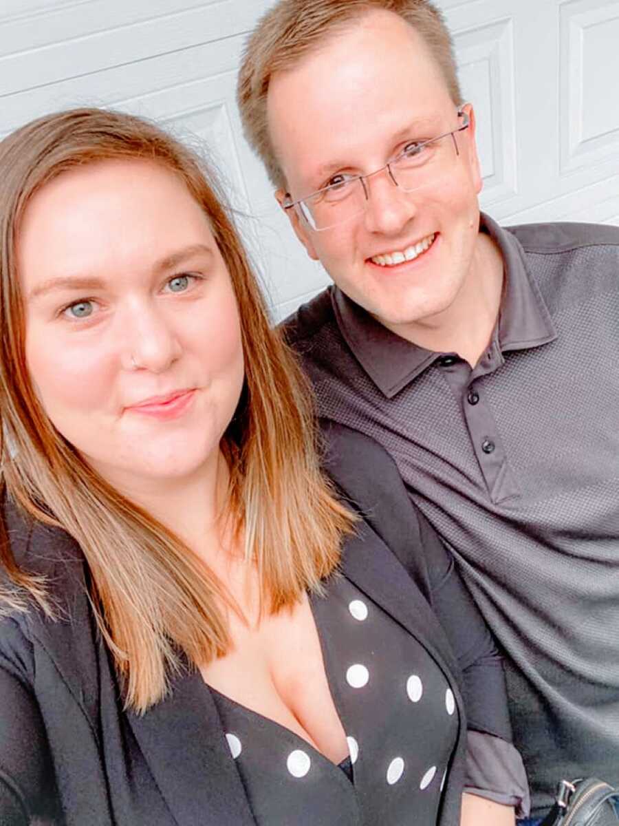 Couple battling infertility take a selfie together