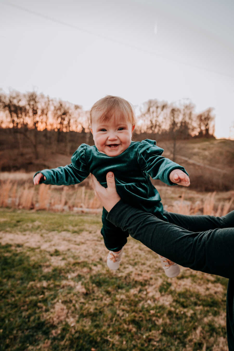 baby smilng