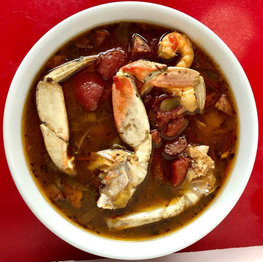 Michael Brown's famous gumbo, served at Fresh Soul in Spokane. 