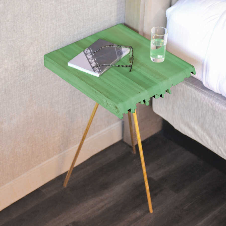 the formr bedside table that is made with sustainable materials by formerly incarcerated employees