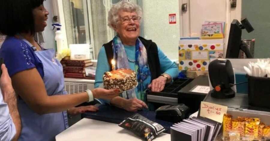 woman who turned 100 celebrating her birthday