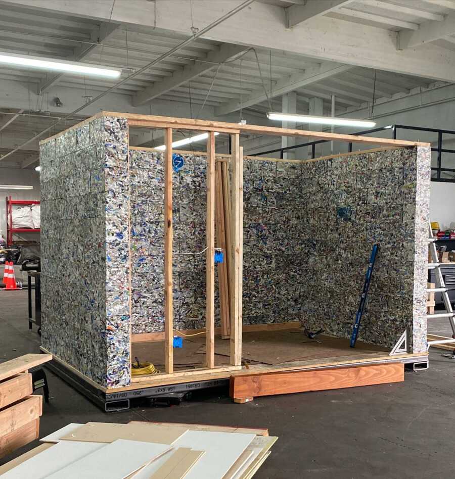 some of a room built from a plastic