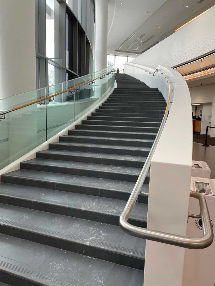stairs to cancer ward