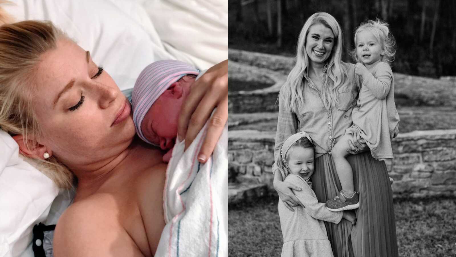 Mom battling anxiety and intrusive thoughts share photos from her motherhood journey