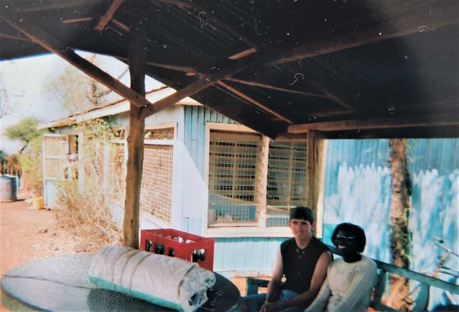 couple under the shade