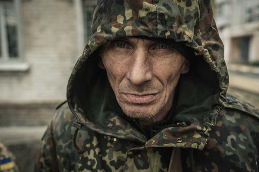 Close-up of Ukrainian man.