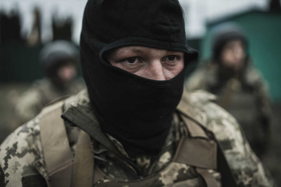 Ukrainian military member.
