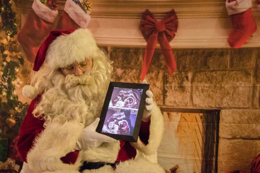 Santa takes special holiday photos with lost babies.