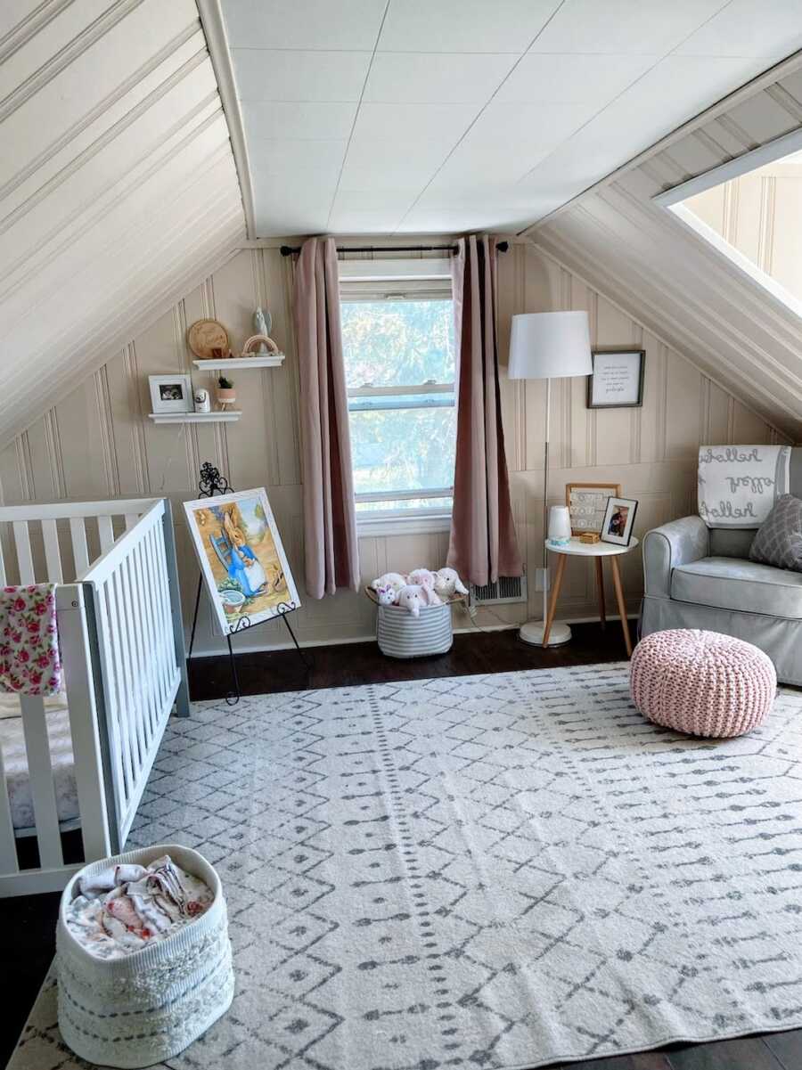 competed nursery for baby girl