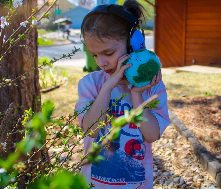 son feeling felt globe for sensory