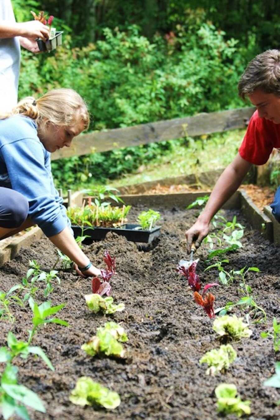 couple working together at Young Life camp in North Carolina