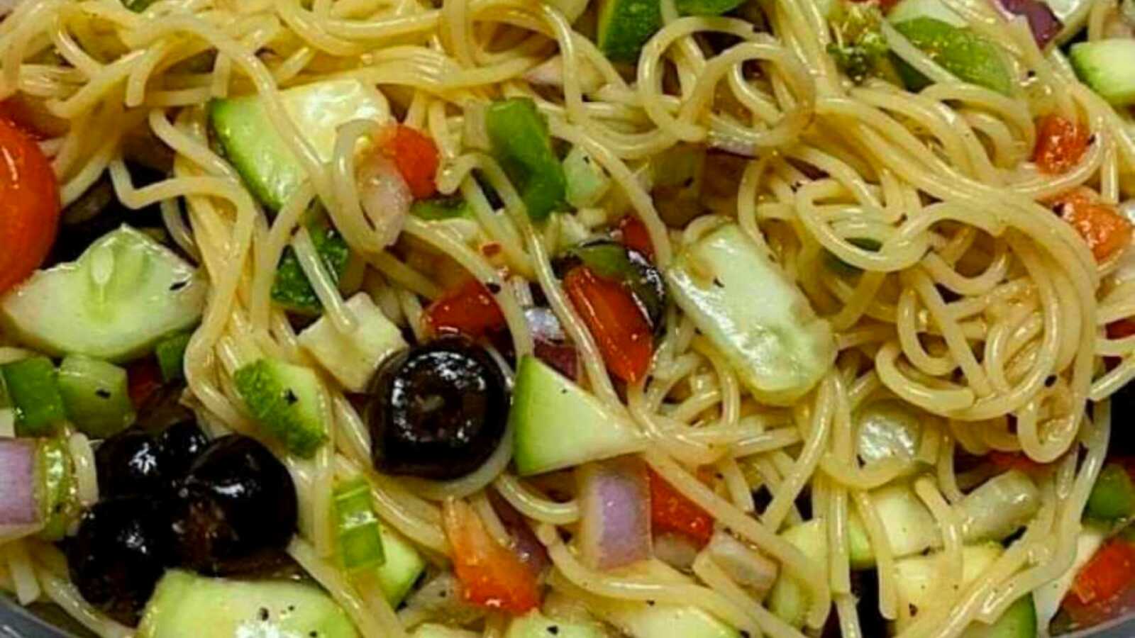 Easy Homemade Spaghetti Salad – Love What Matters