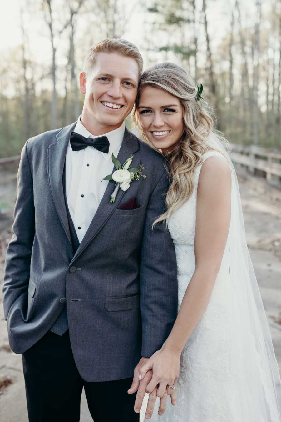 couple at their wedding