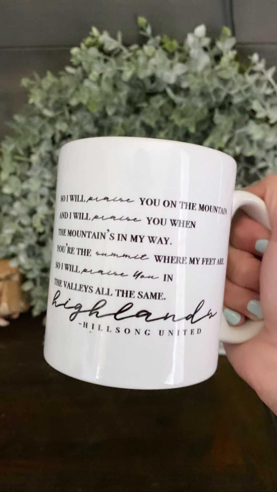 mug given to first adoption