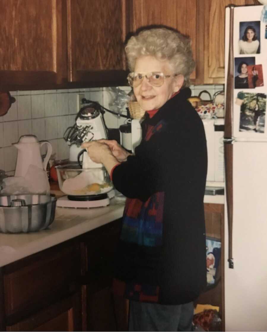 woman in kitchen, cooking 