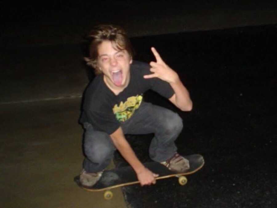 man on skateboard 