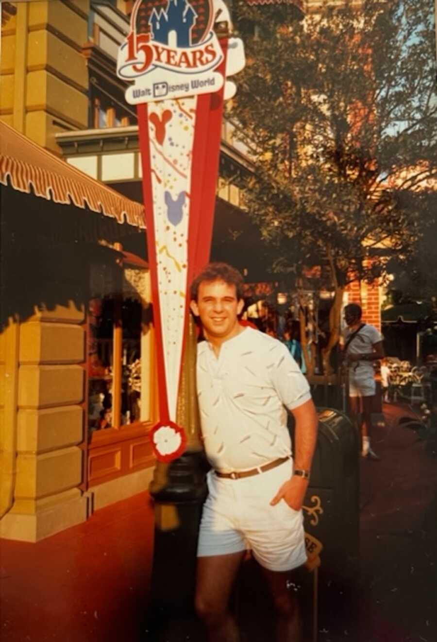 Young Chip at Walt Disney World 