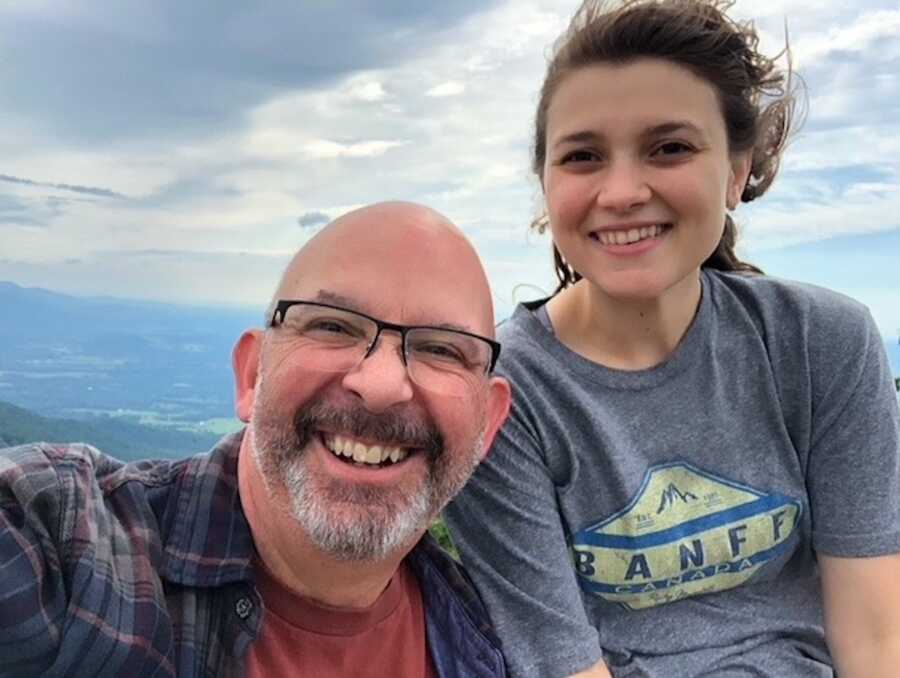 Chip with his daughter