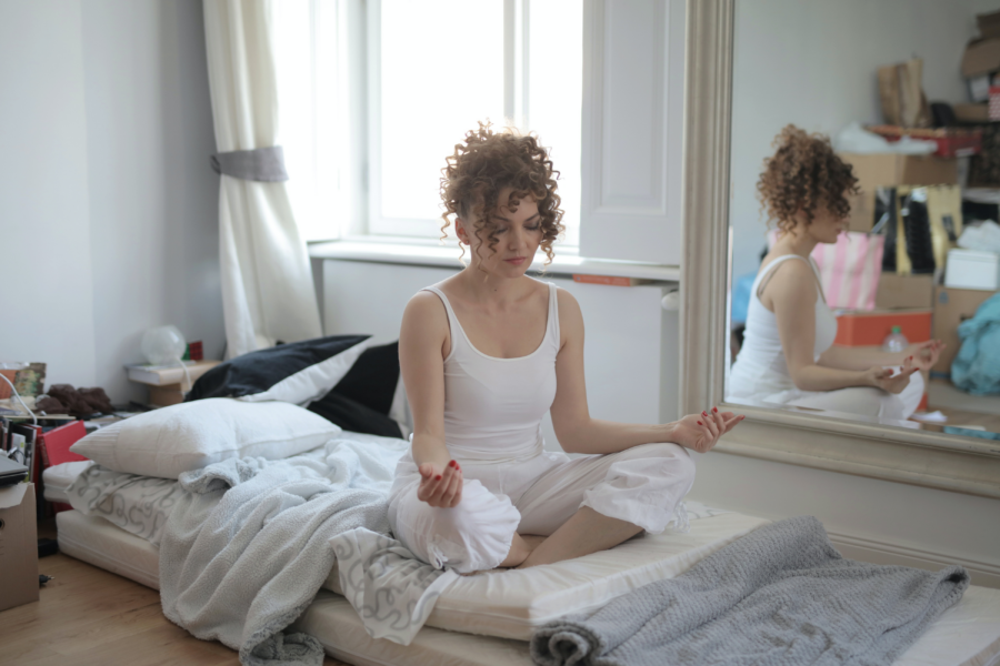 woman making peace in the chaos