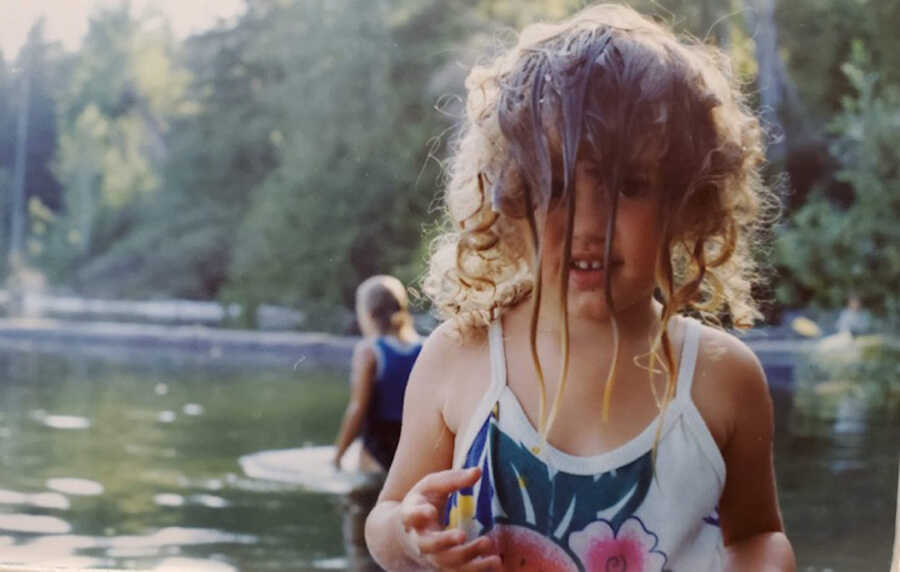 young Tahnee at lake 