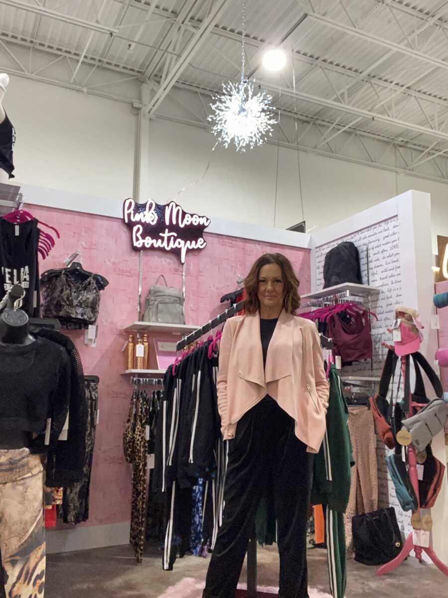 woman at her store that she opened