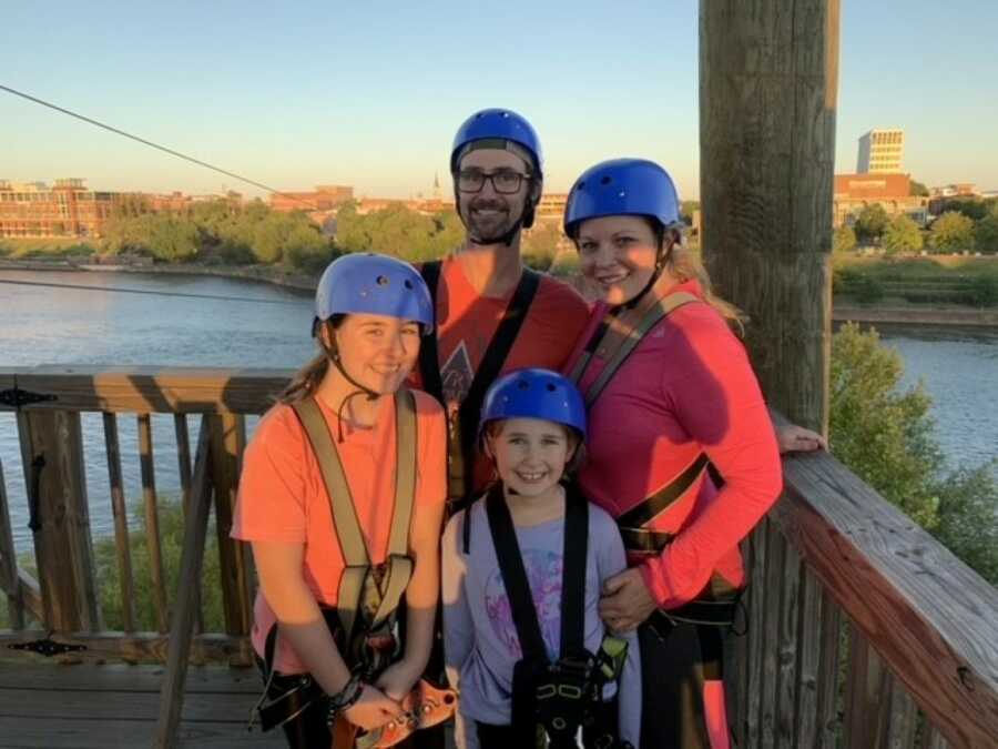 family picture hiking