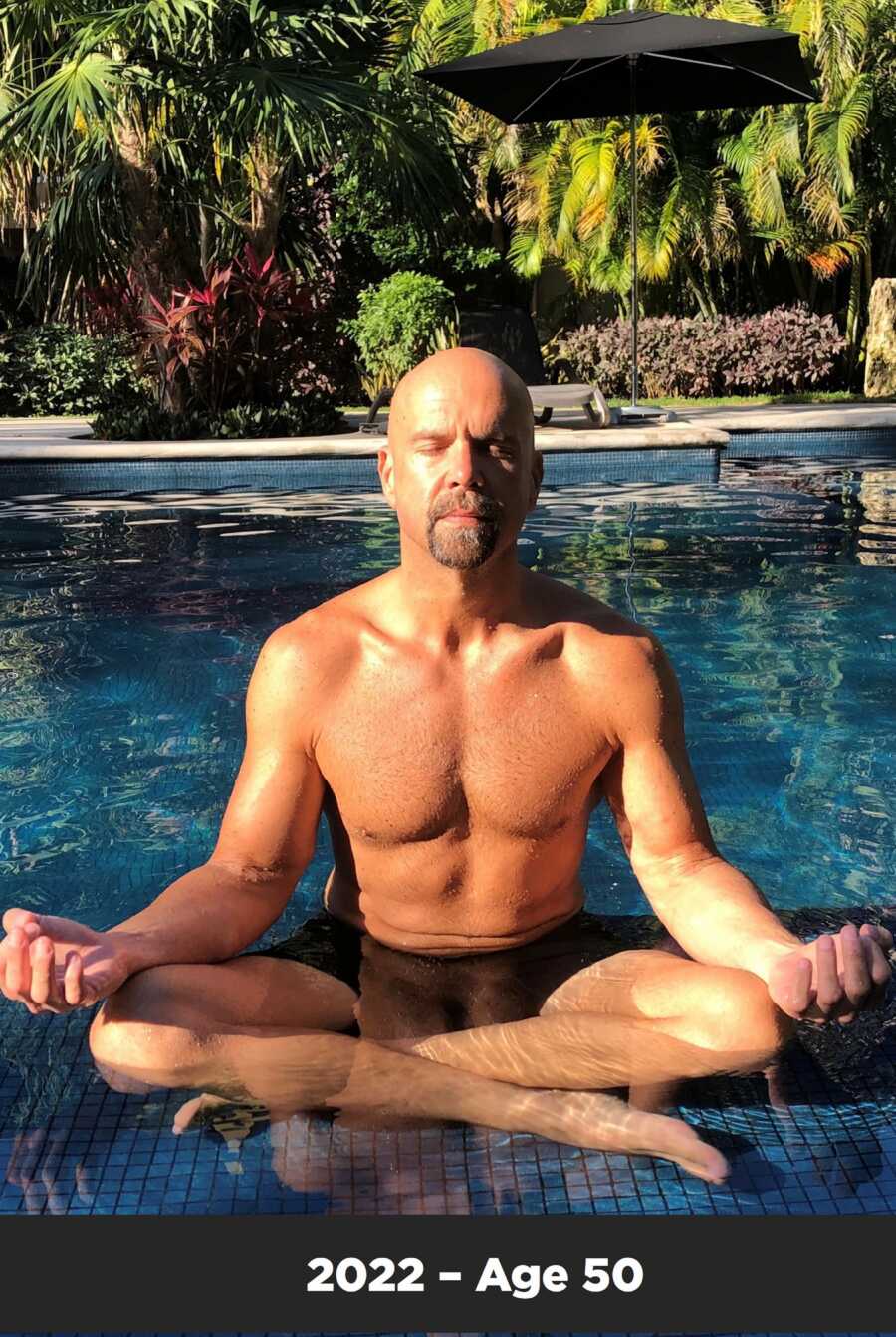 man meditating 