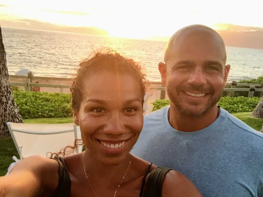 Girlfriend and Boyfriend in front of sunset