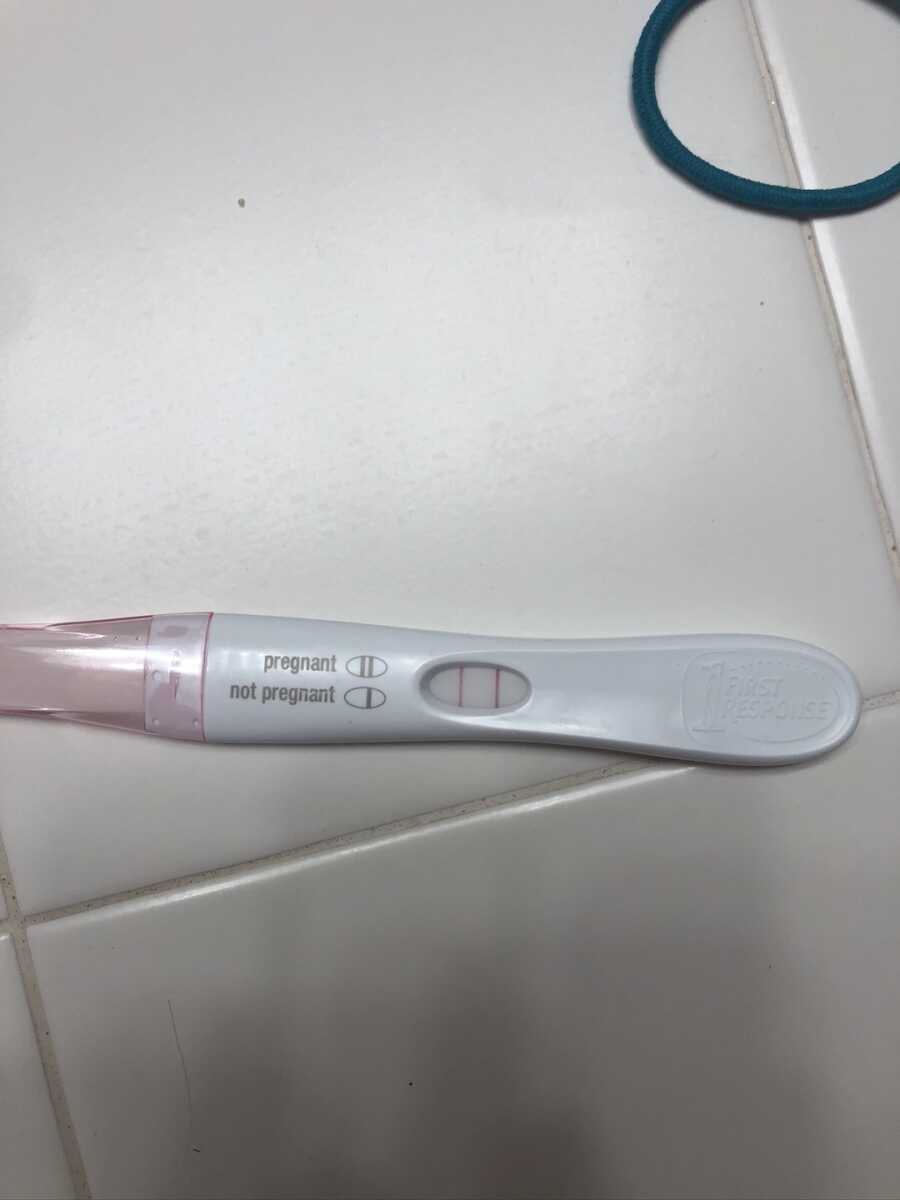 positive pregnancy test 