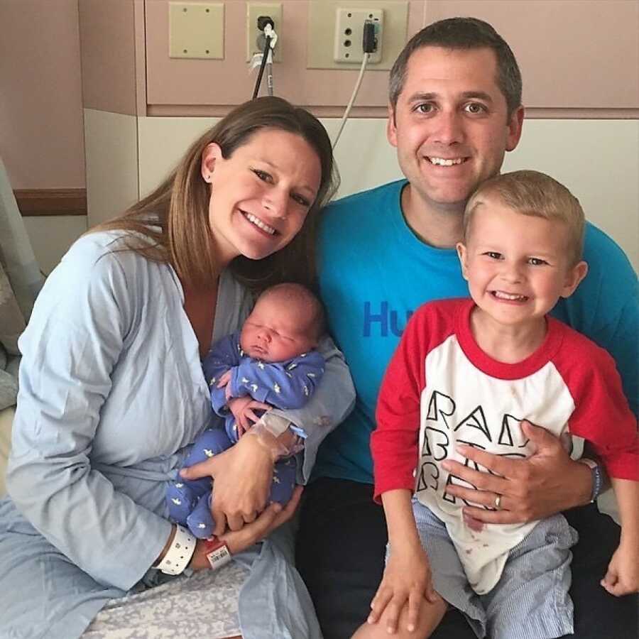 couple with their new born
