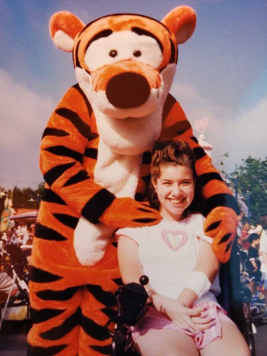 girl with a Tiger