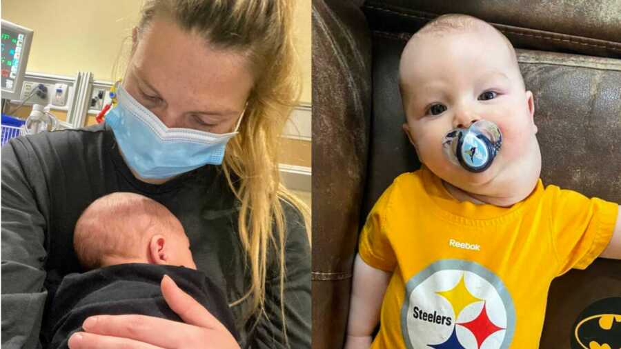 ‘We noticed a golf ballsized lump on our little baby’s neck.’ Mom