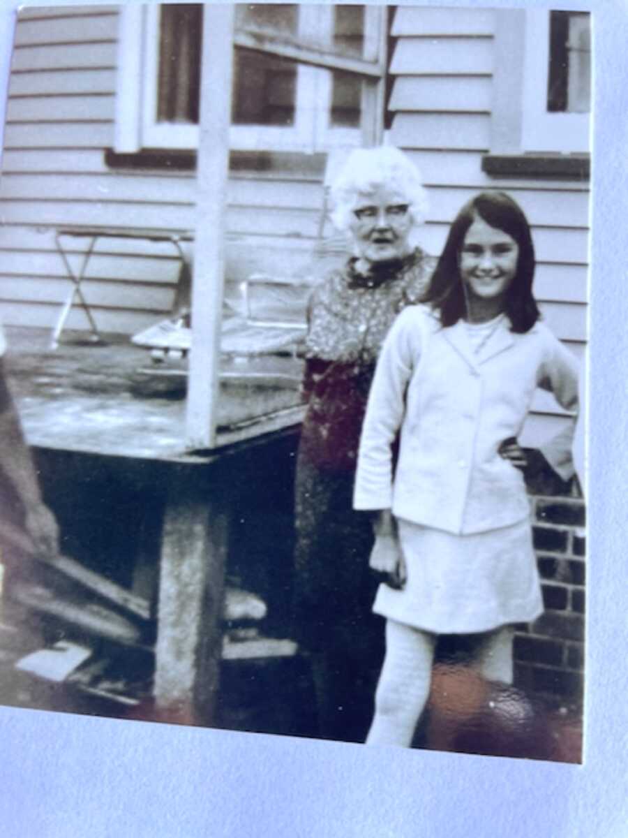 sexual abuse survivor with her grandmother