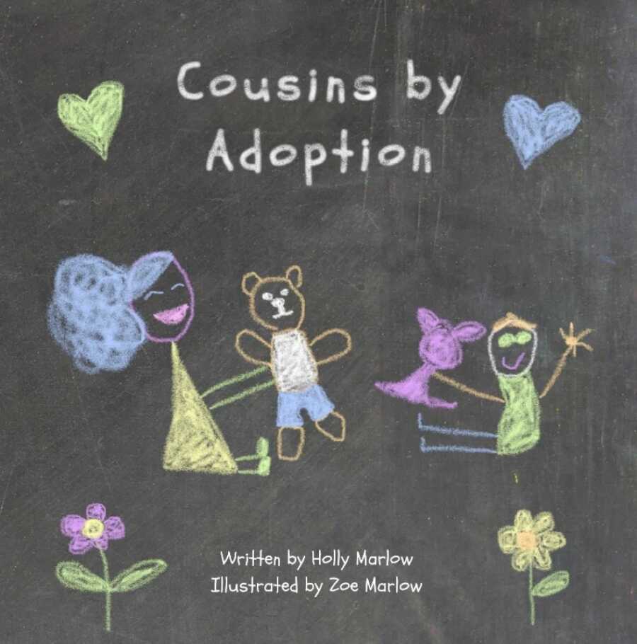 cover illustration for cousins by adoption