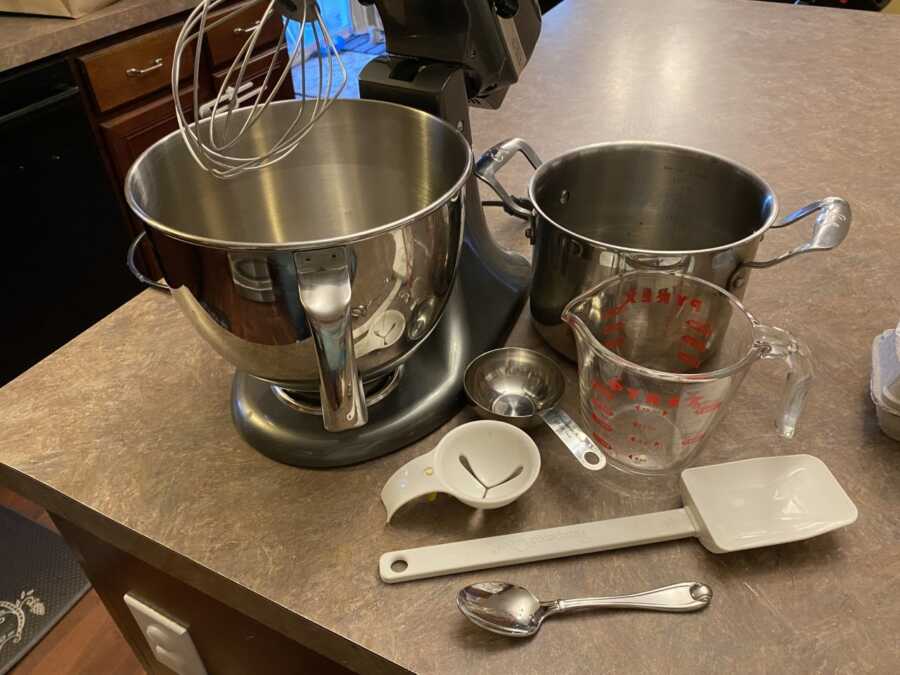 cookware needed to make salad