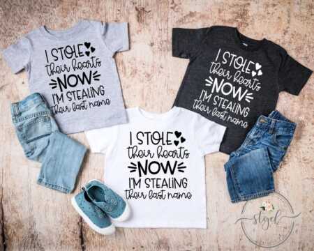 cute children's adoption day t-shirts