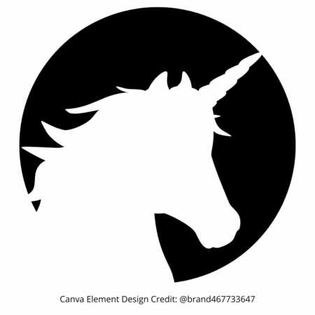 free pumpkin carving unicorn template