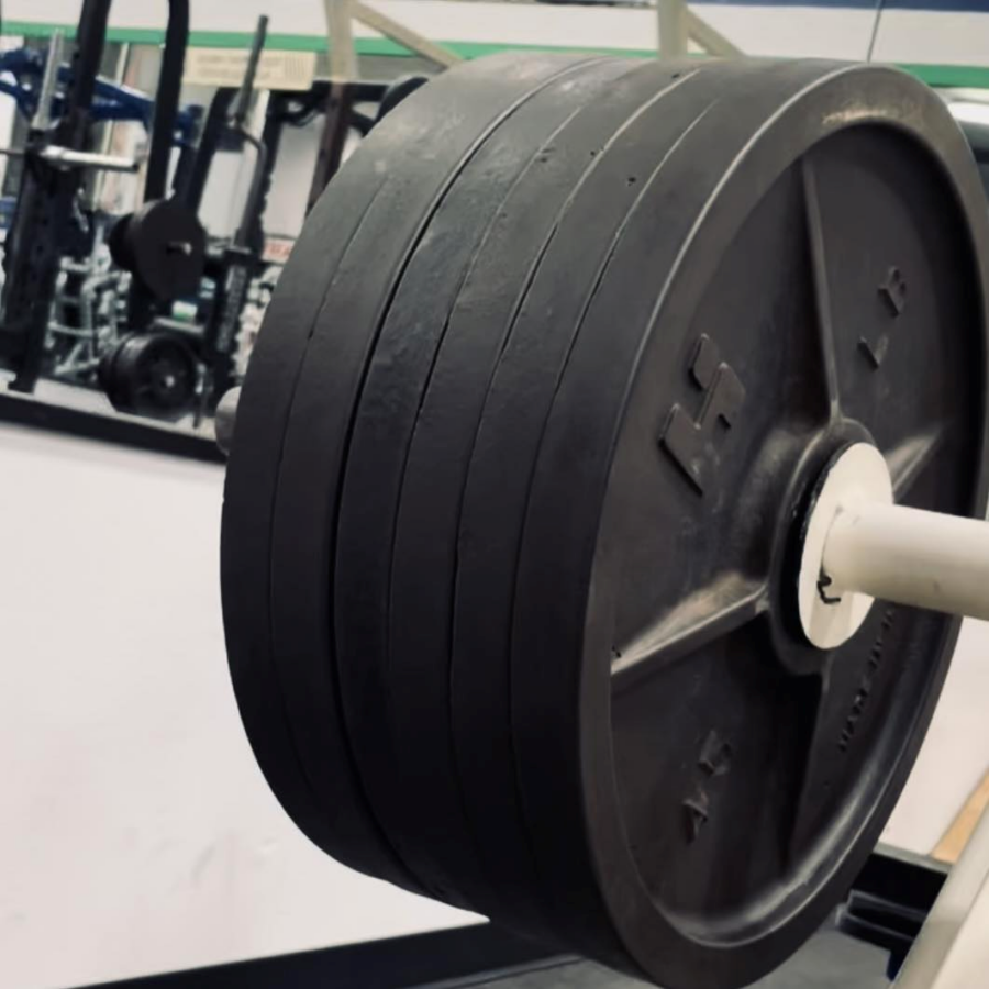 close up of workout weights in the gym