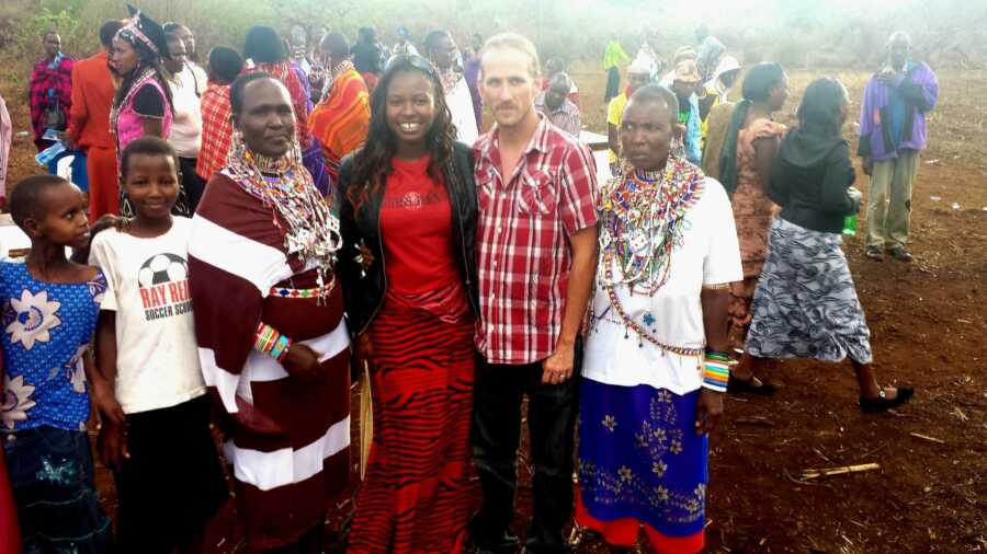 kenyan wife with american husband in Kenya 