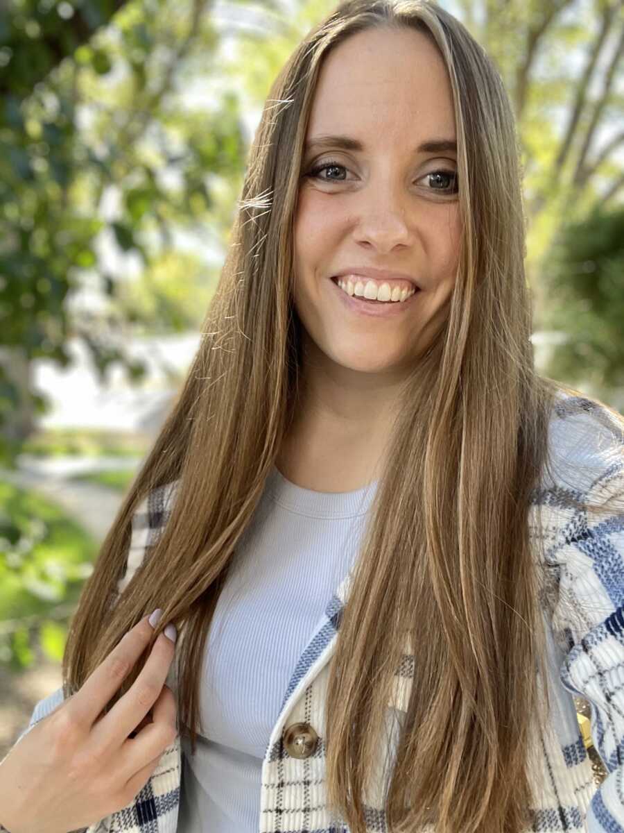 woman with lyme disease radiantly smiling
